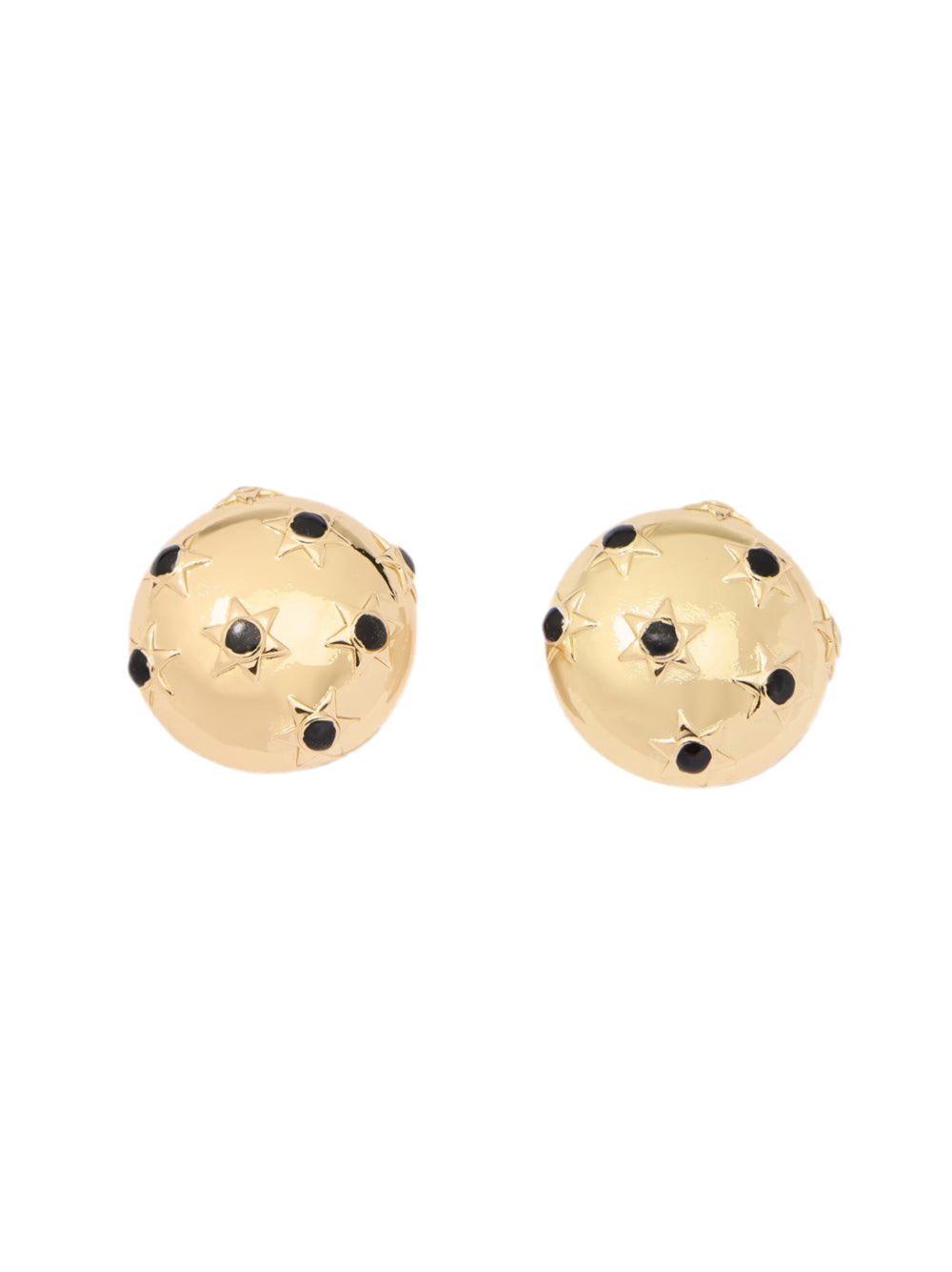 Carolina Herrera Starburst Dome Clip On Earrings (More Colors)
