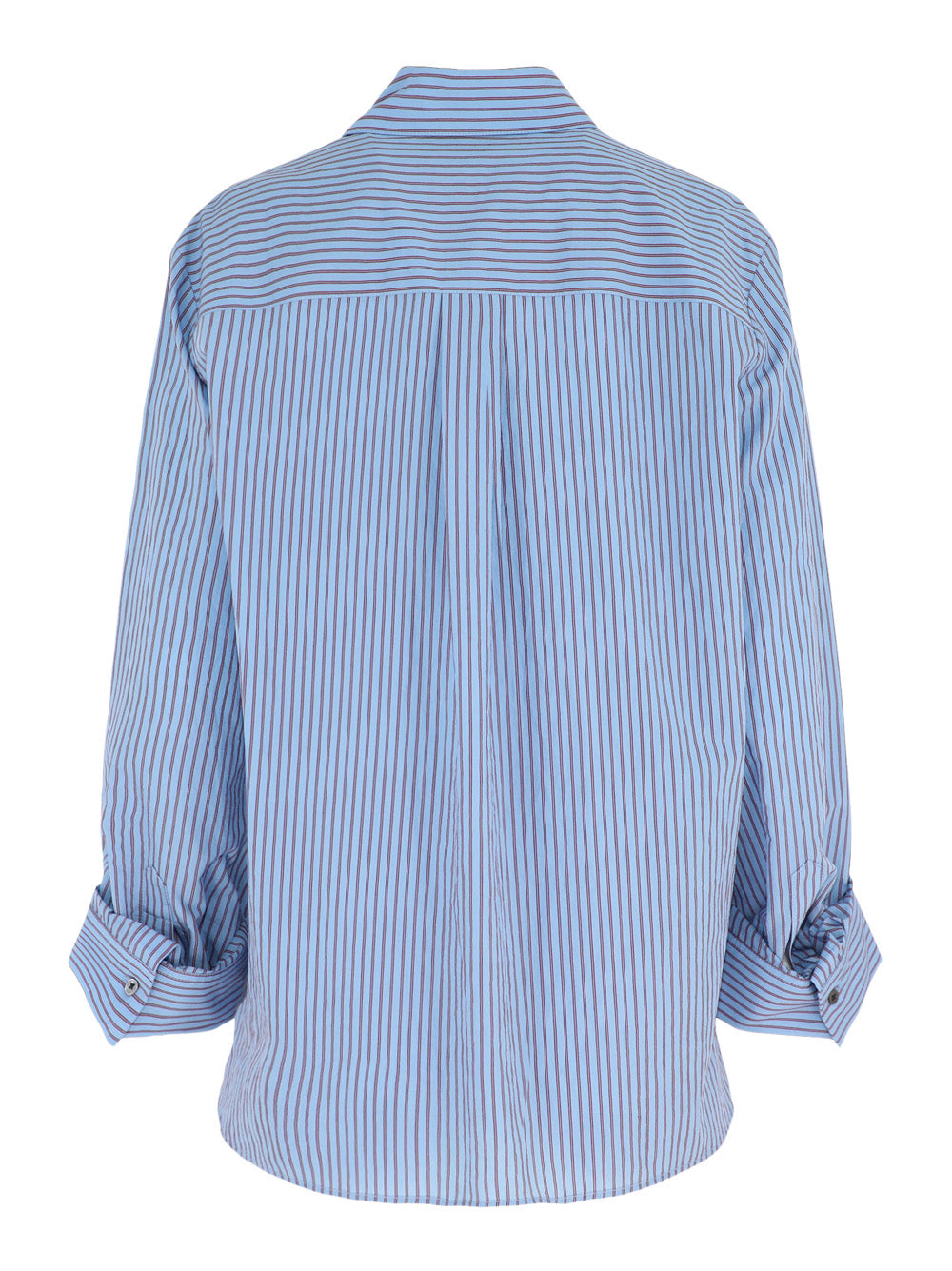 TWP Next Morning Shirt in Blue/Wine