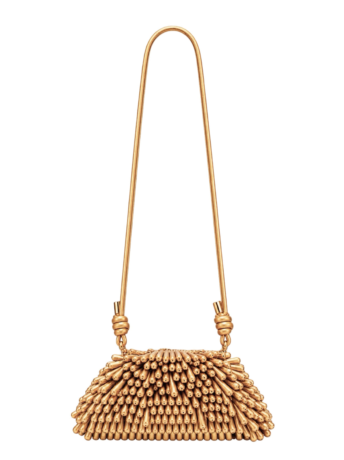 Cult Gaia Jaala Nano Crossbody Bag in Brass