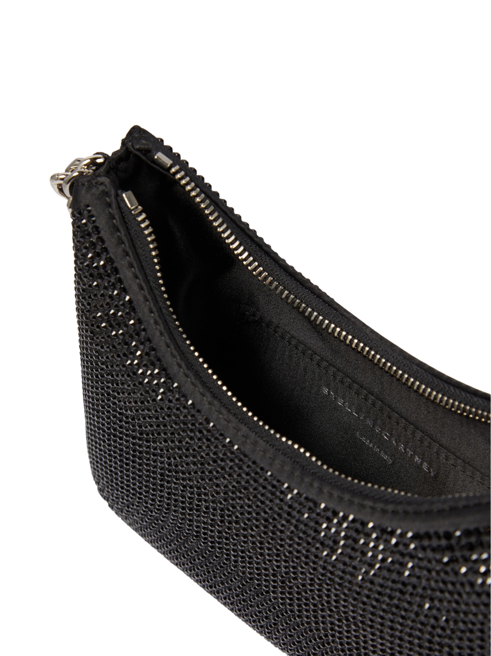 Stella McCartney Mini Zip All Crystal Shoulder Bag
