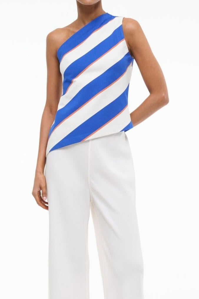 Staud Esme Top in Yacht Rugby Stripe