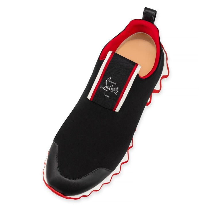 Christian Louboutin Tiketa Run Flat Calf in Neoprene Black | In-Store Only