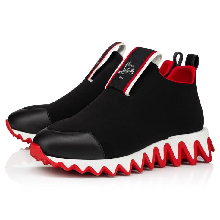 Christian Louboutin Tiketa Run Flat Calf in Neoprene Black | In-Store Only