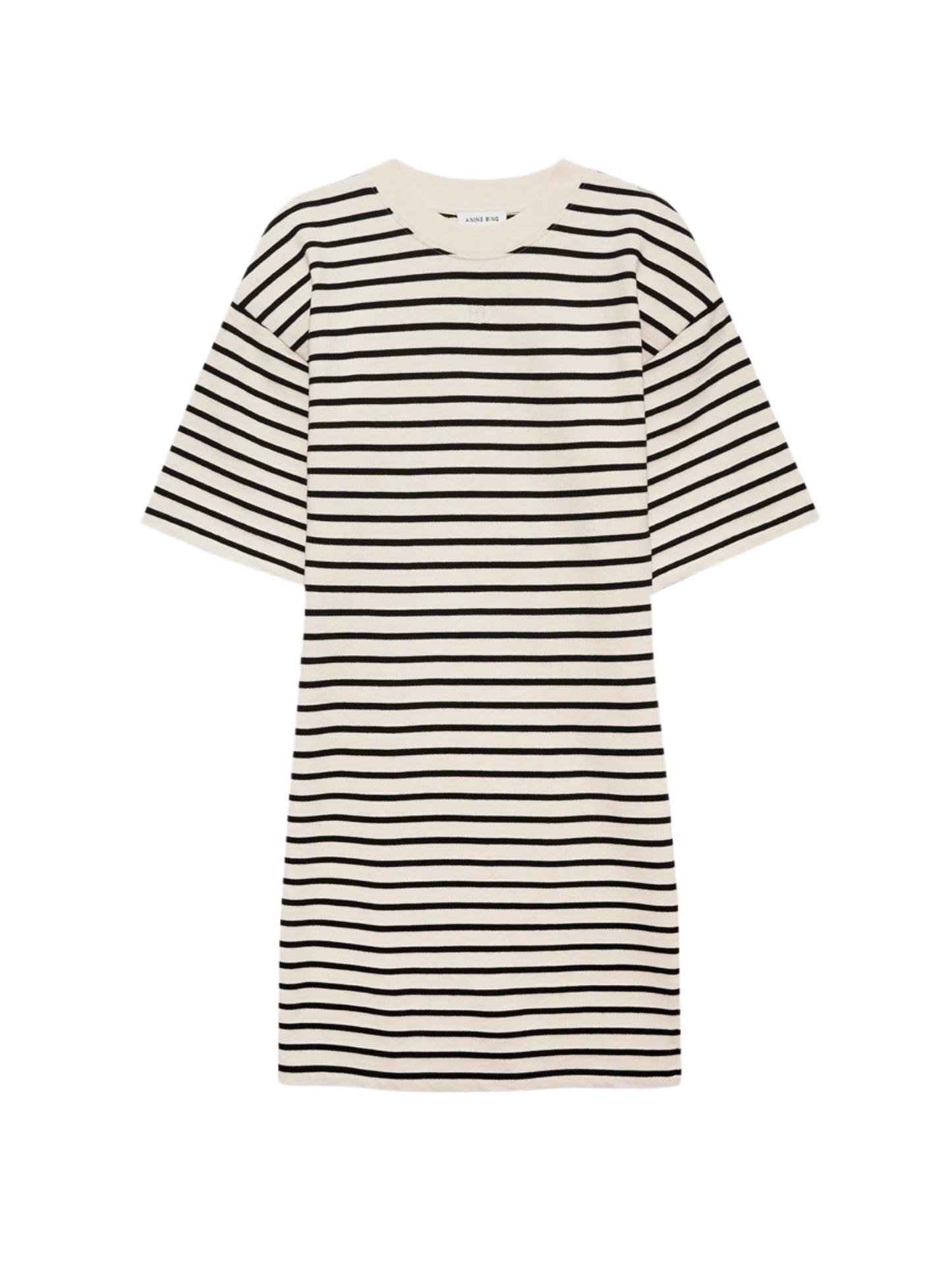 Anine Bing Mona Dress in White/Black