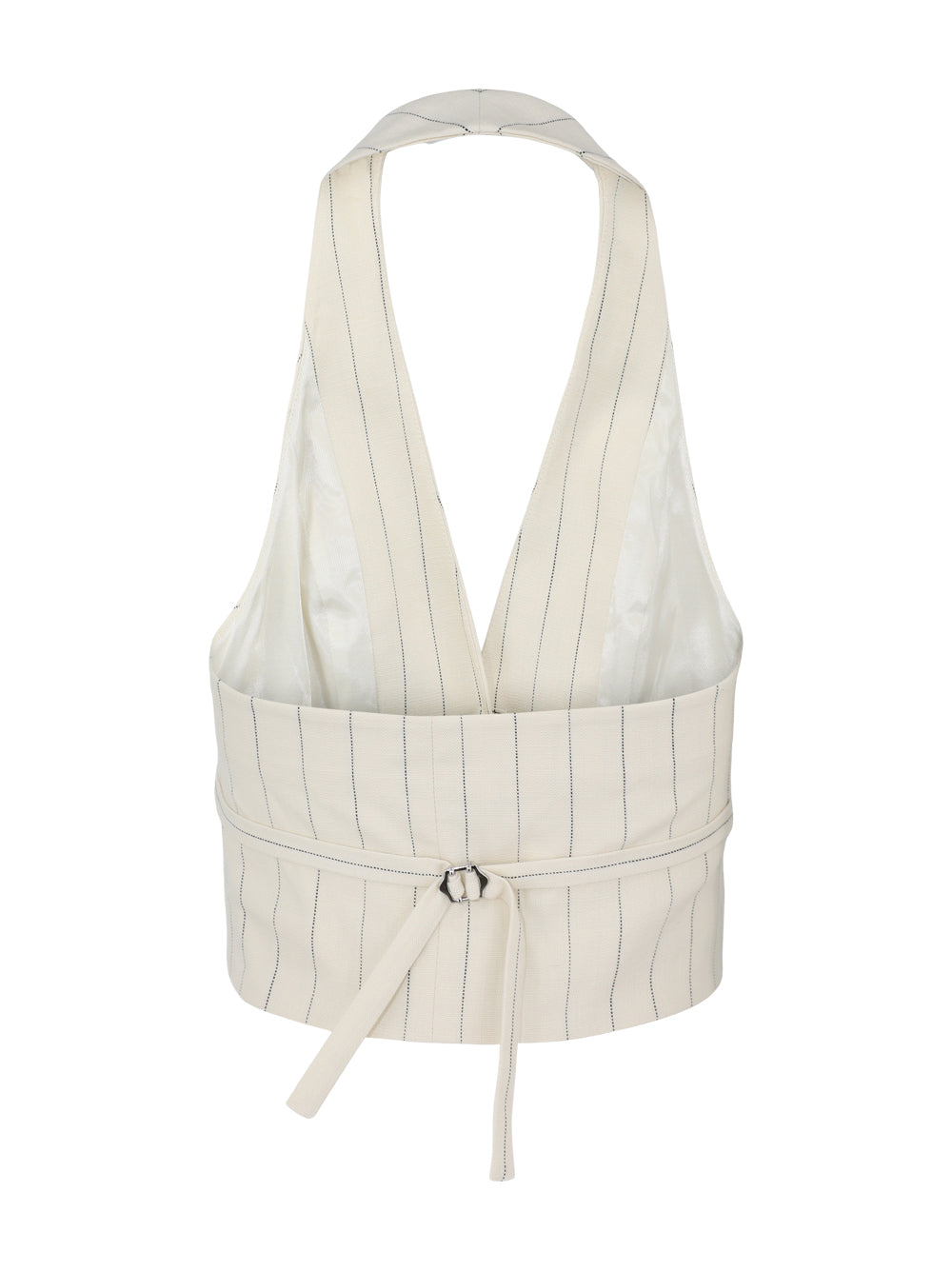 A.L.C. Woodson Vest in Cream/Black Stripe