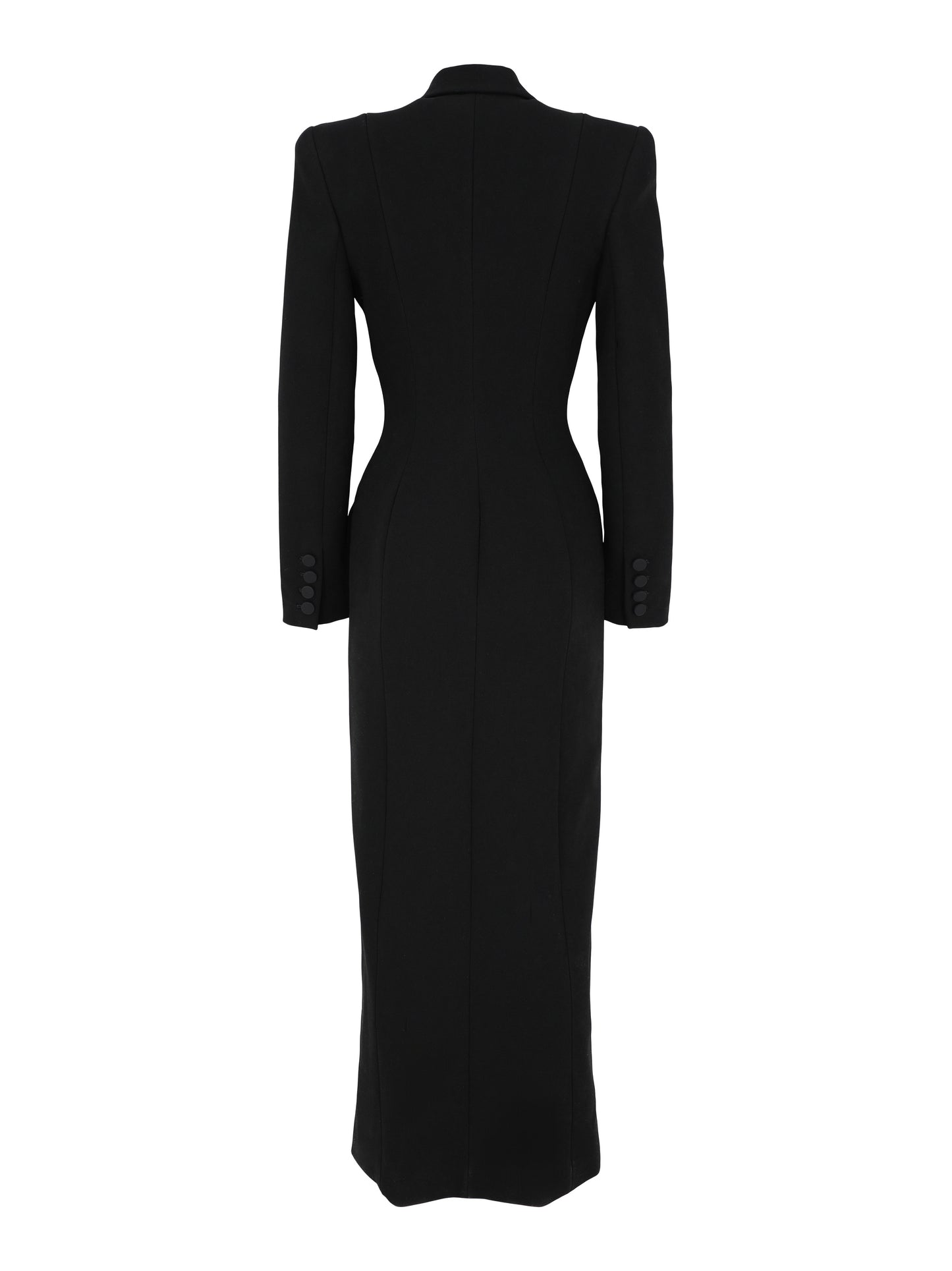 Sans Faff Amberly Evening Blazer Dress in Black