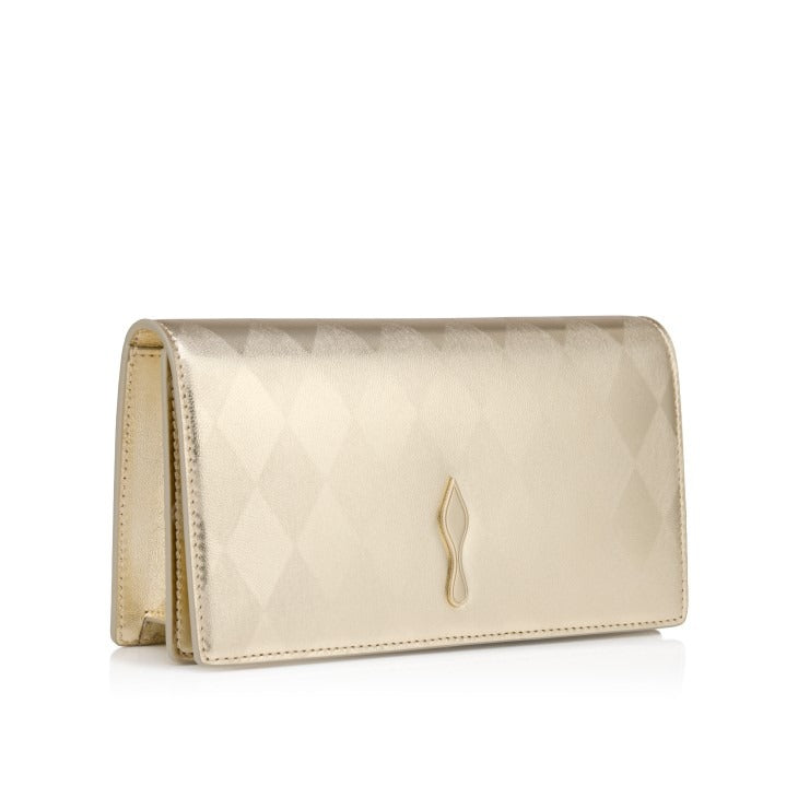 Christian Louboutin Bettina Clutch in Light Platine/Gold | In-Store Only