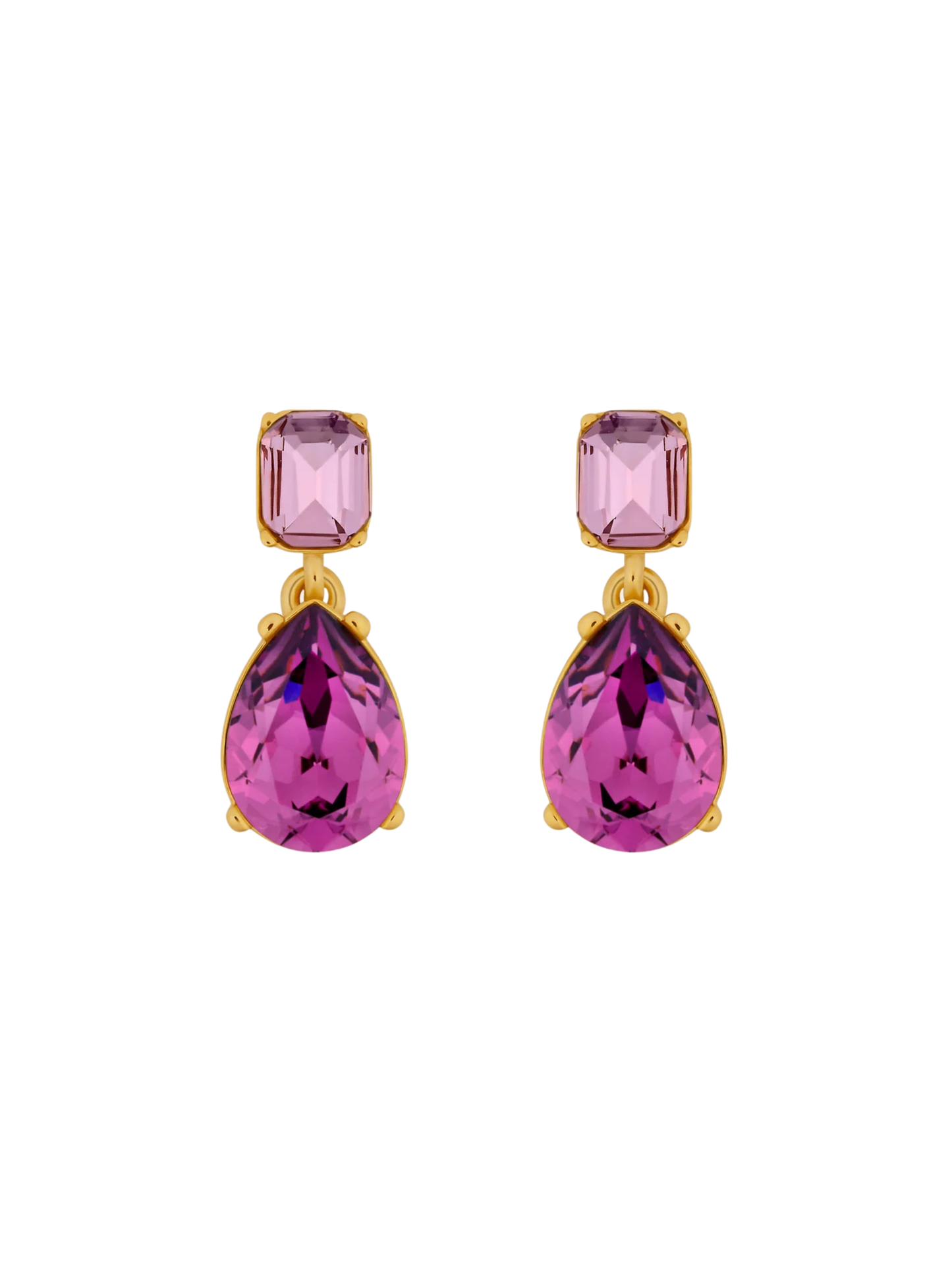 Oscar de la Renta Crystal Drop Earrings (More Colors)