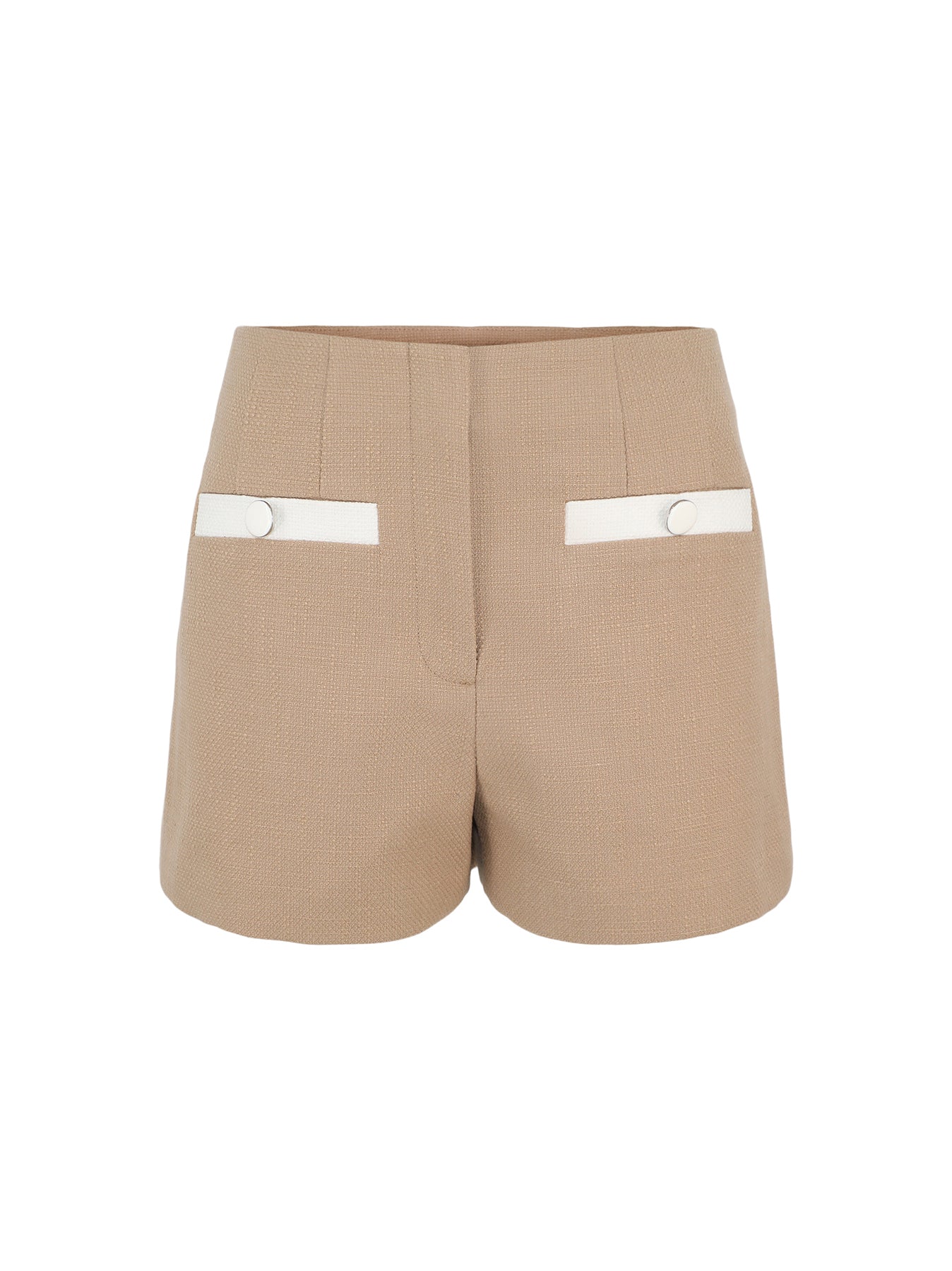 Veronica Beard Gershwin Shorts in Khaki