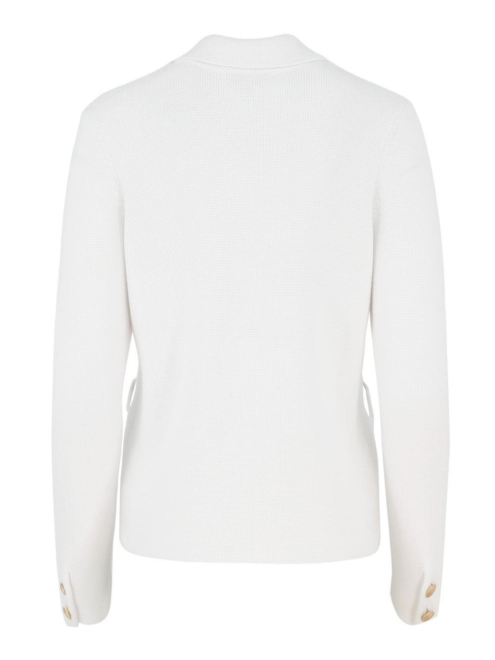 Kinross Short Tailored Cardigan in White