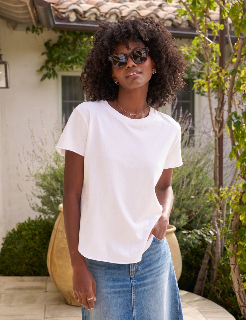 Frank & Eileen Theo Perfect Tee in White