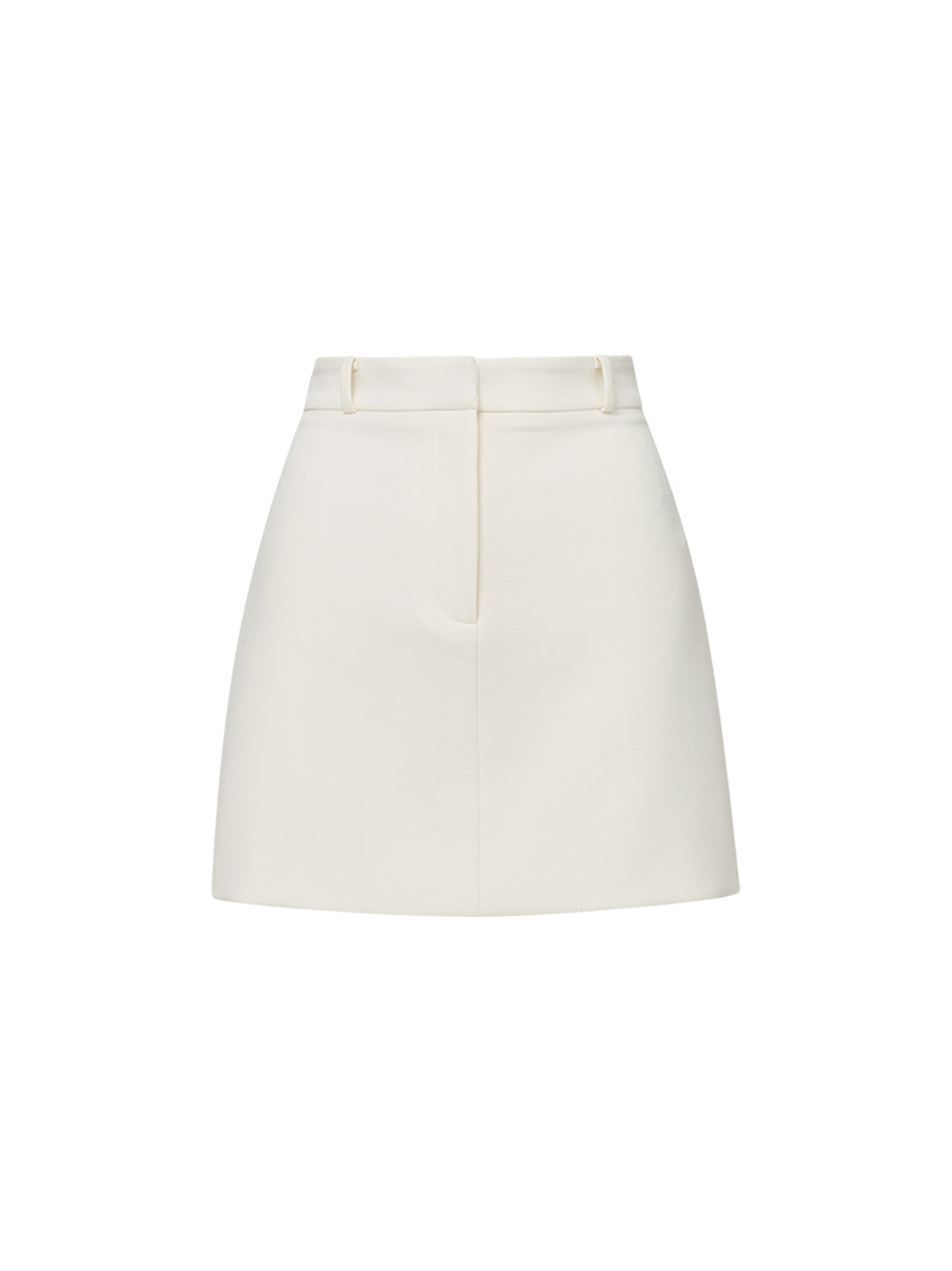 Veronica Beard Sadie A-Line Skirt in Off-White