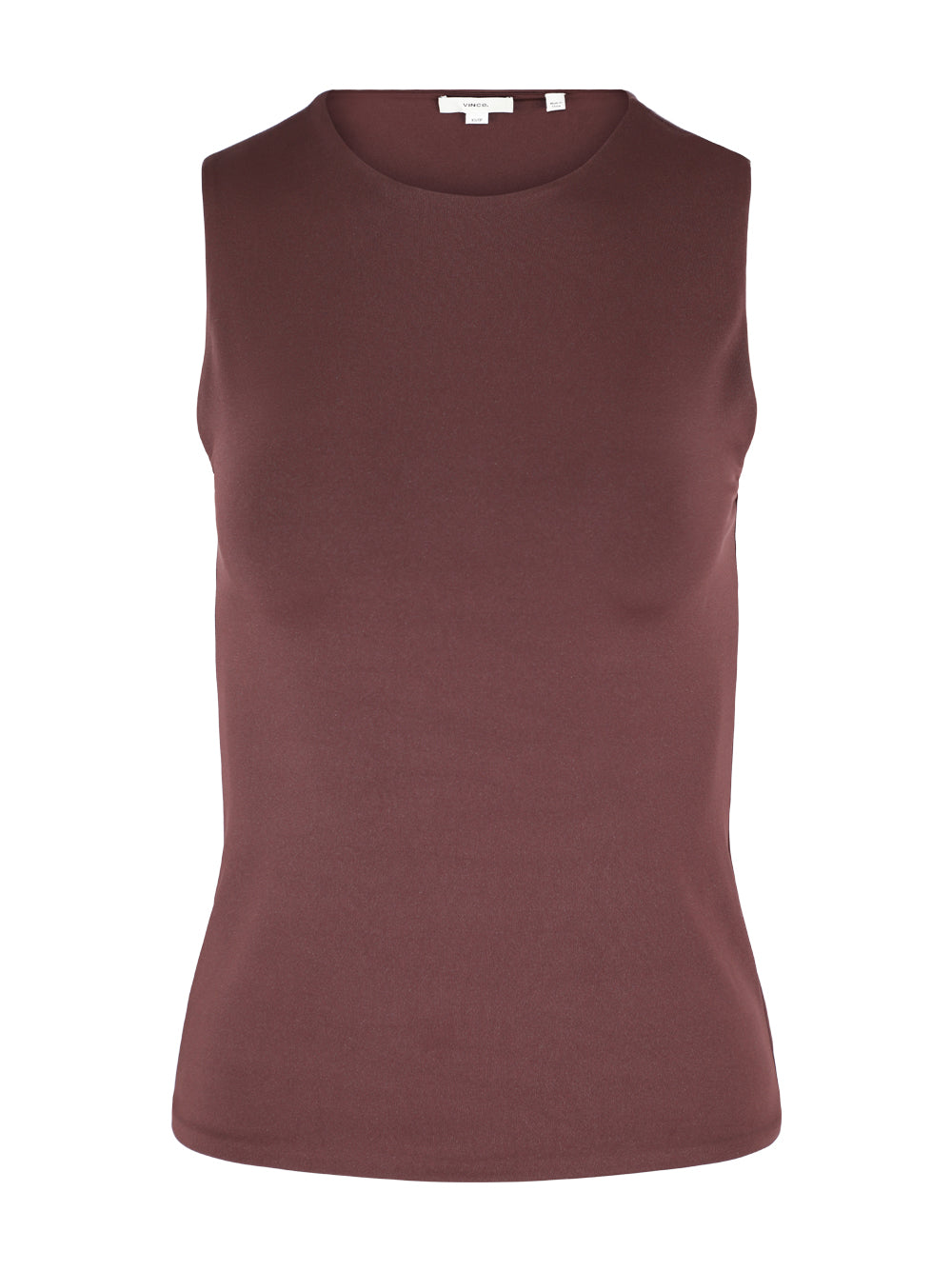 Vince Short Sleeve Shell Top in Cherry Night