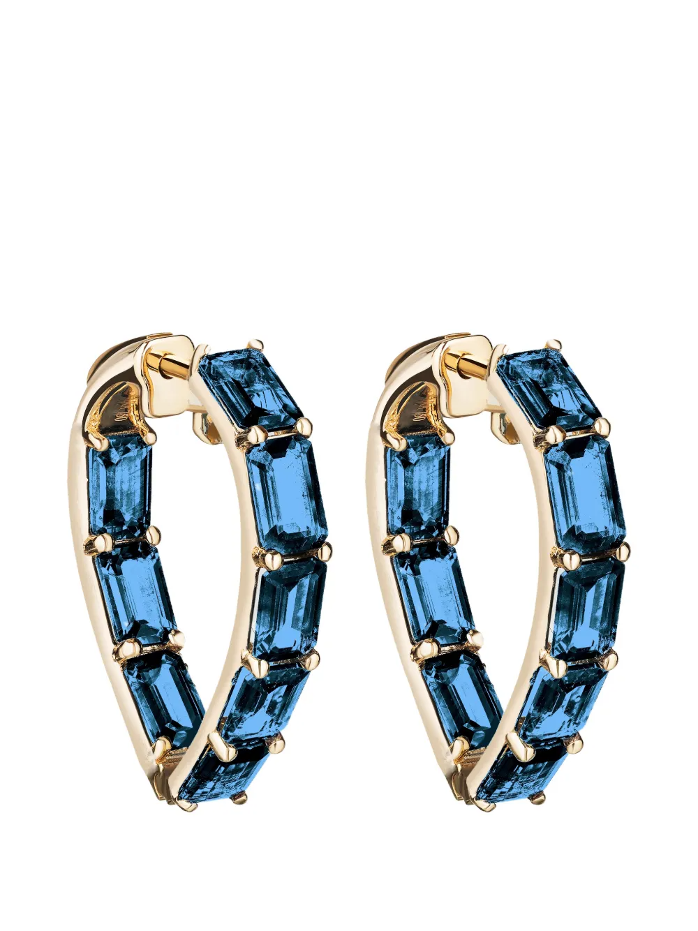 'Gossip' Heart Hoop Earrings