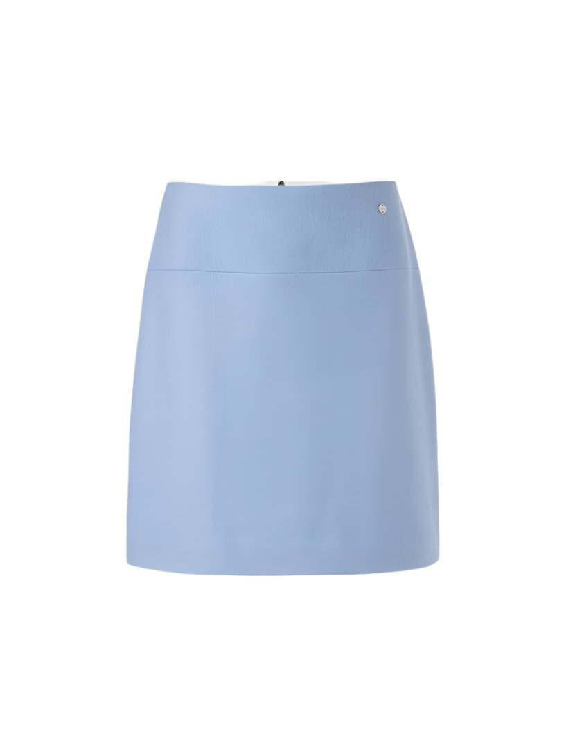 Marc Cain Wool Mini Skirt in Squill