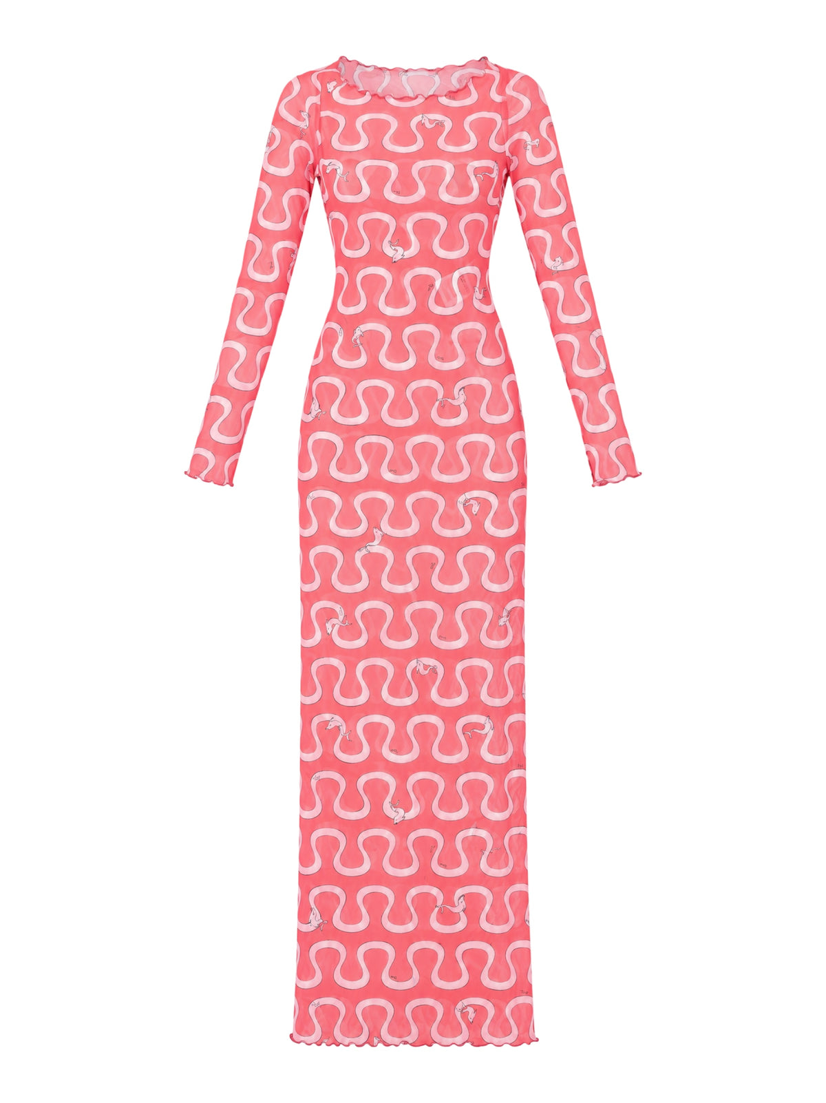 Pucci Long Sleeve Dress in Pink