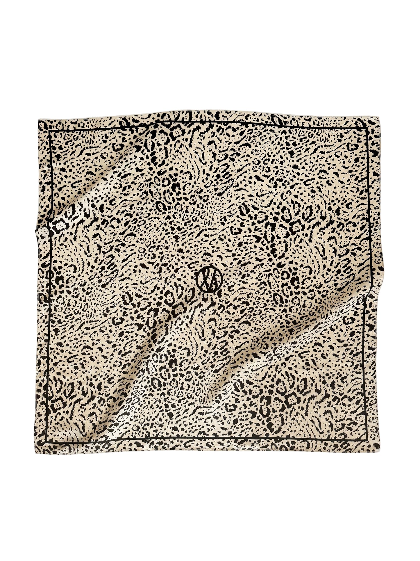 Lescarf Leo Scarf 80 X 80cm in Sand & Black