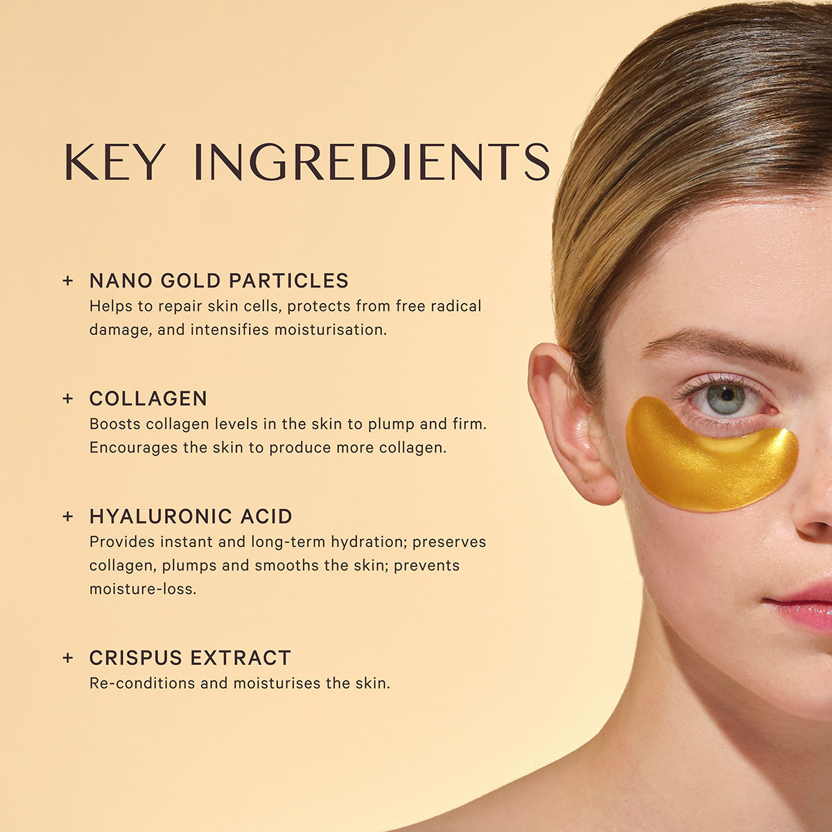 MZ Skin Hydra-Bright Gold Eye Mask