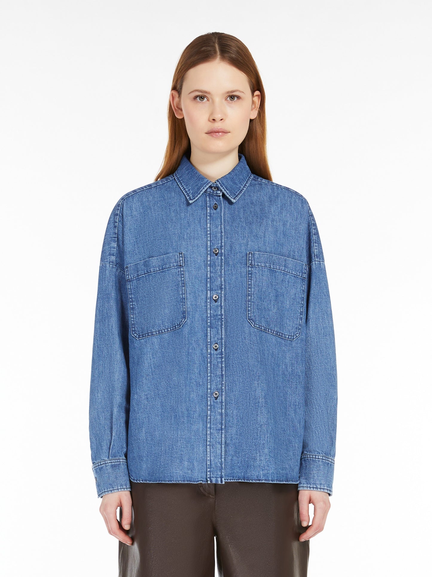 Weekend Max Mara Landa Top in Navy