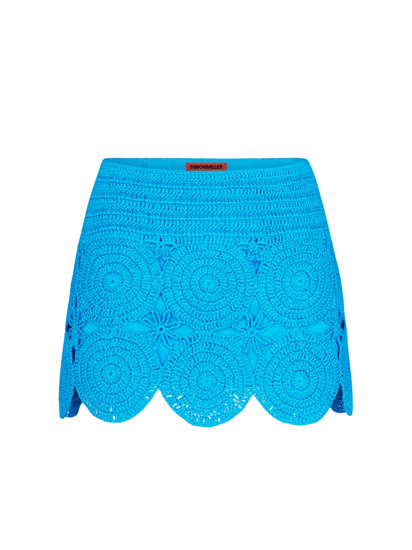 Simon Miller Beep Beep Mini Skirt in Adriatic Blue