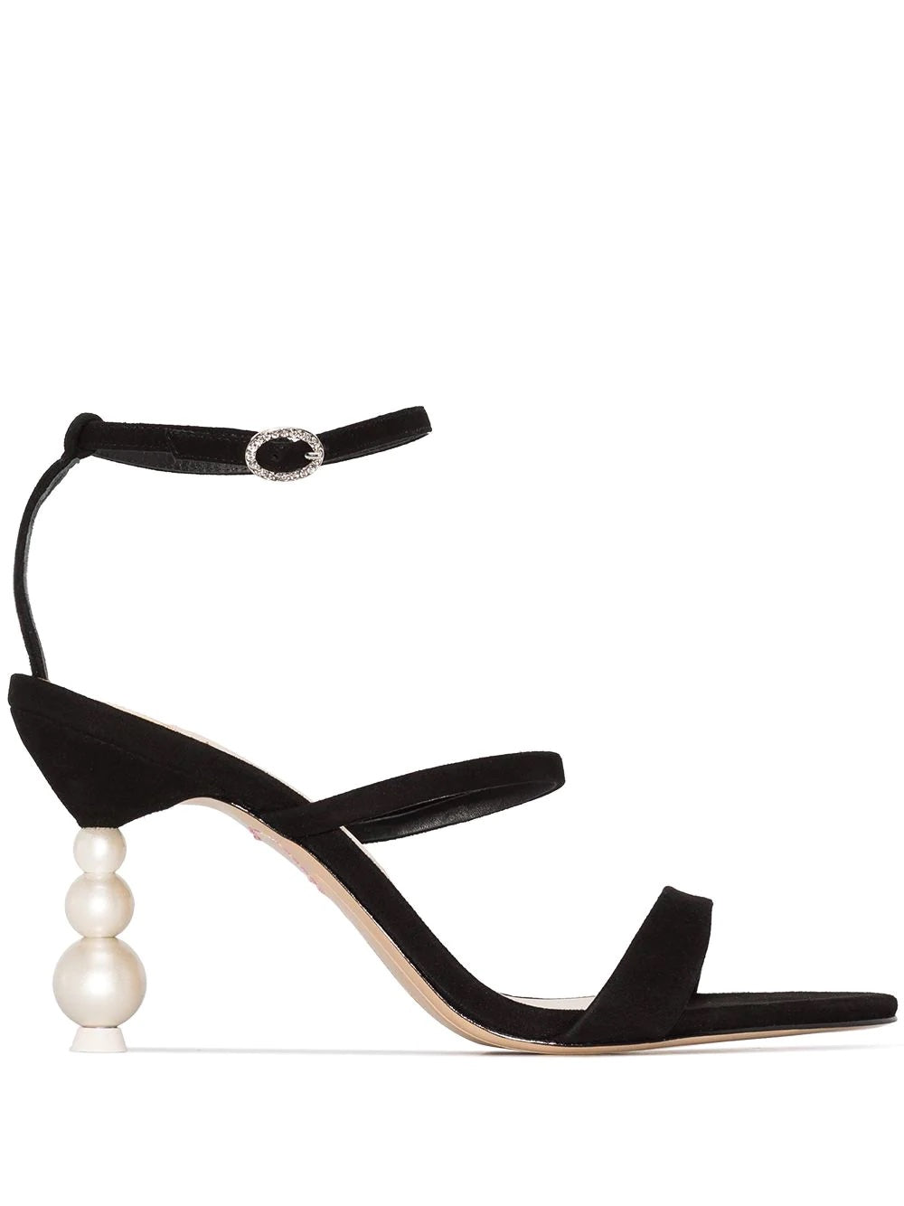 Sophia Webster Rosalind Pearl Mid Sandal Heel