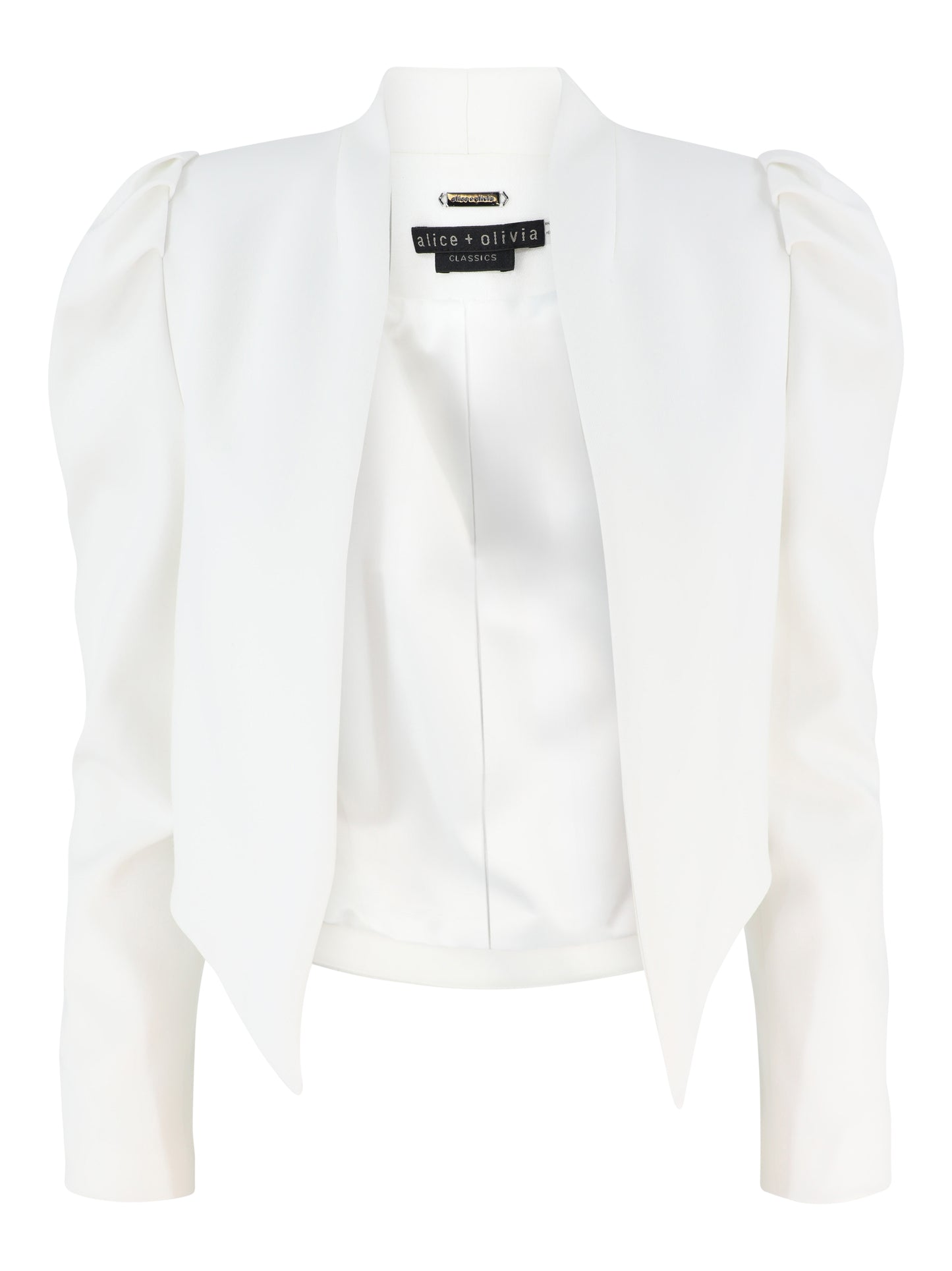 Harvey Puff Sleeve Jacket - Off White - XS