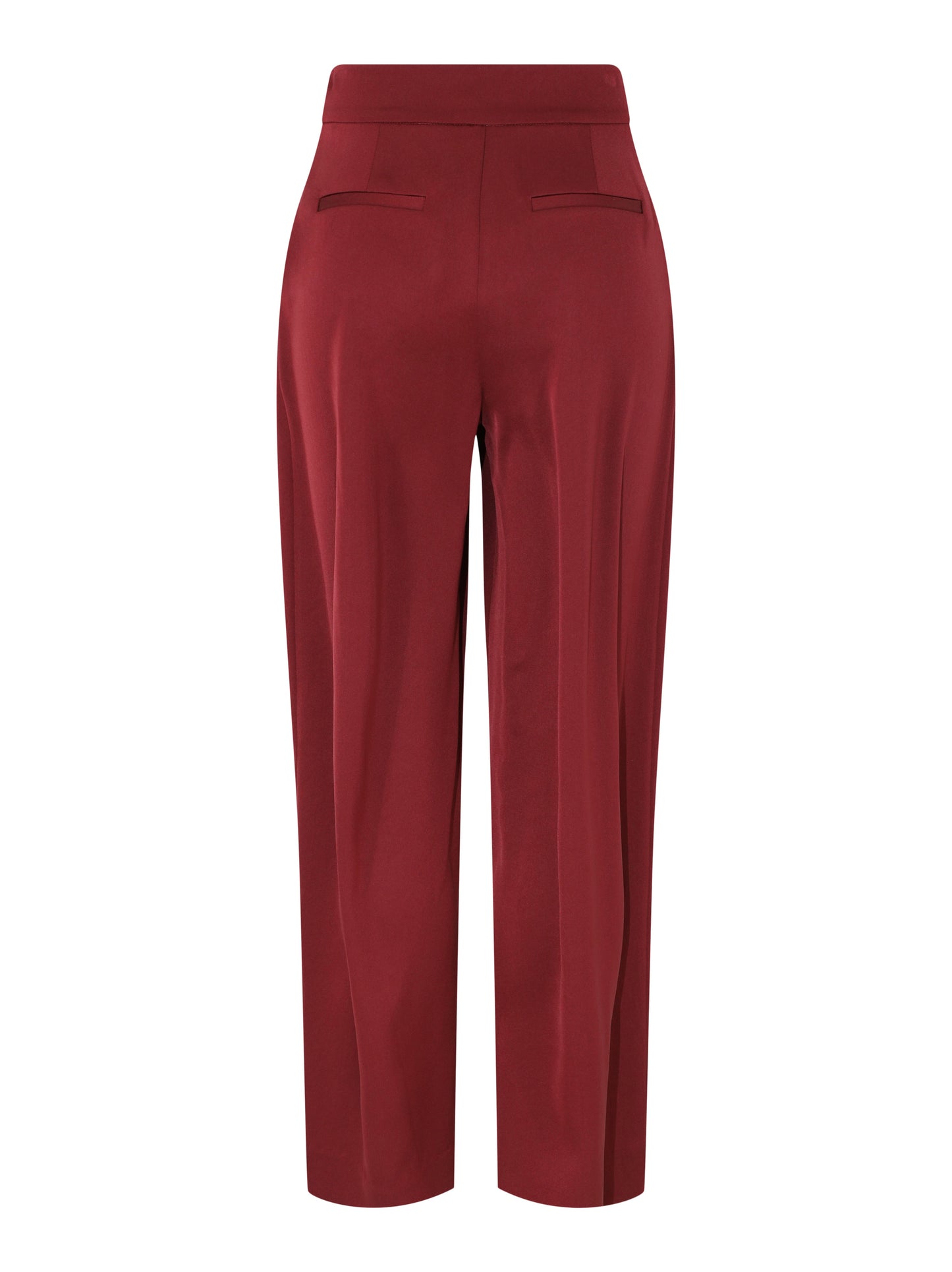 Simkhai Kyra Wide Leg Pant in Oxblood