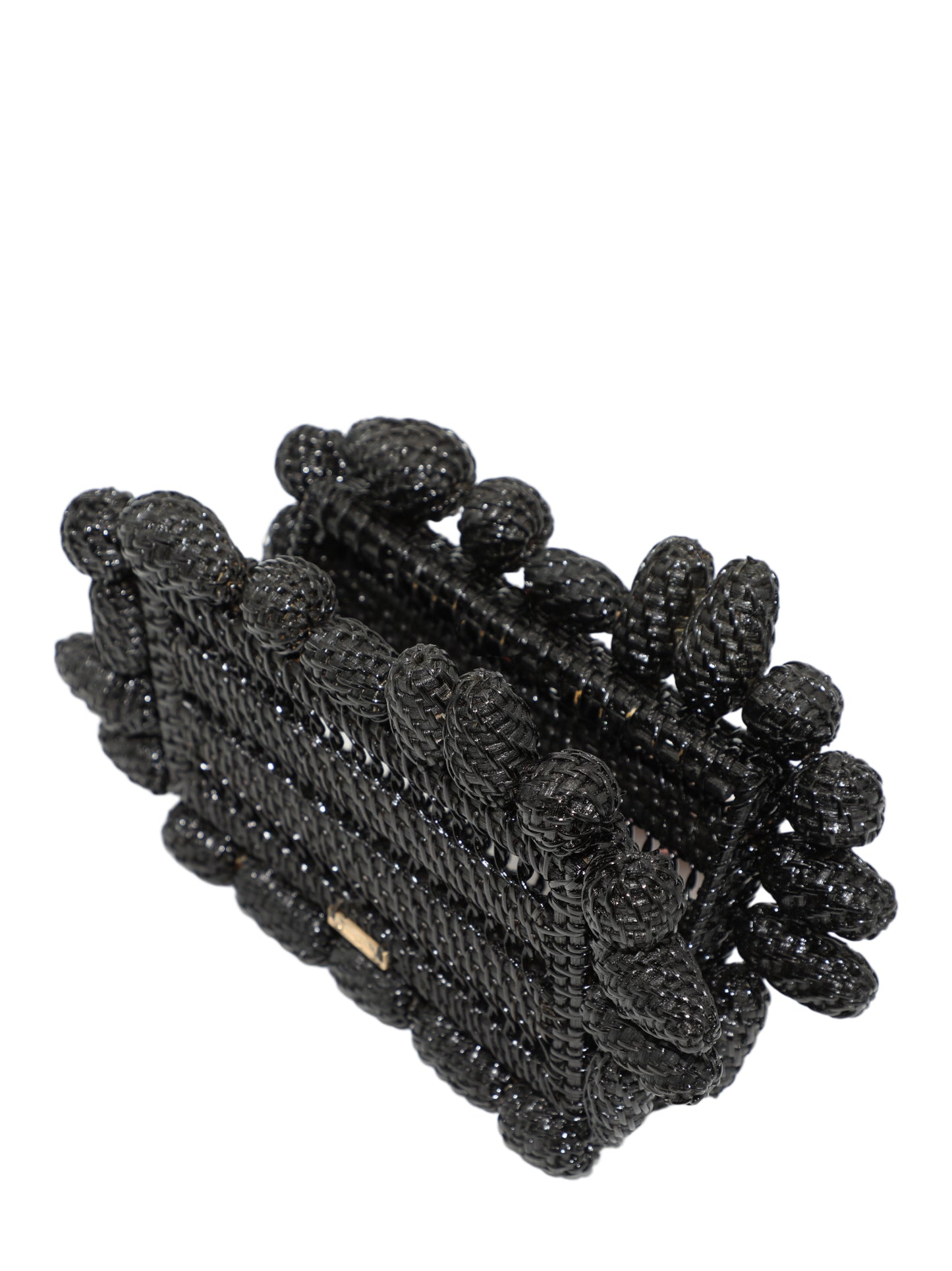 Cult Gaia Akira Clutch in Black