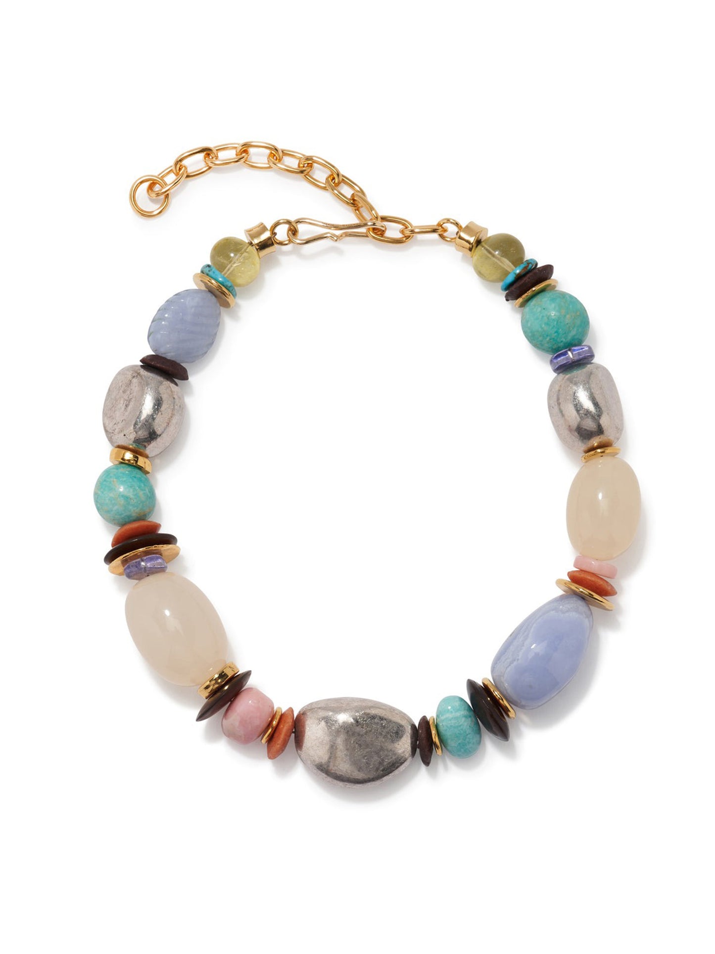Lizzie Fortunato Monument Collar in Multi