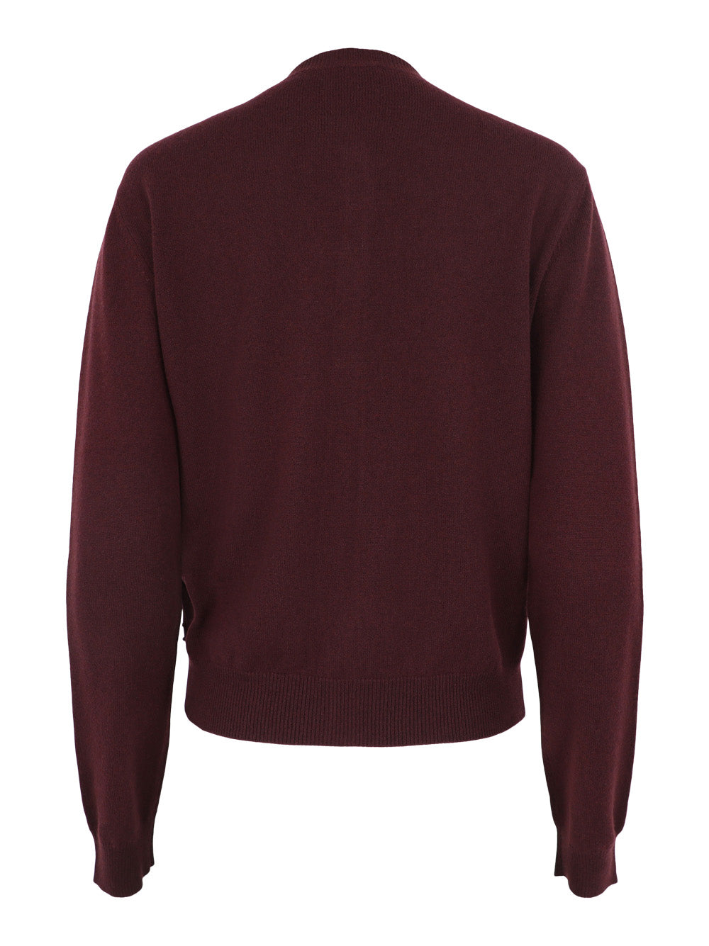 Fabiana Filippi Button Front Cardigan in Bordeaux