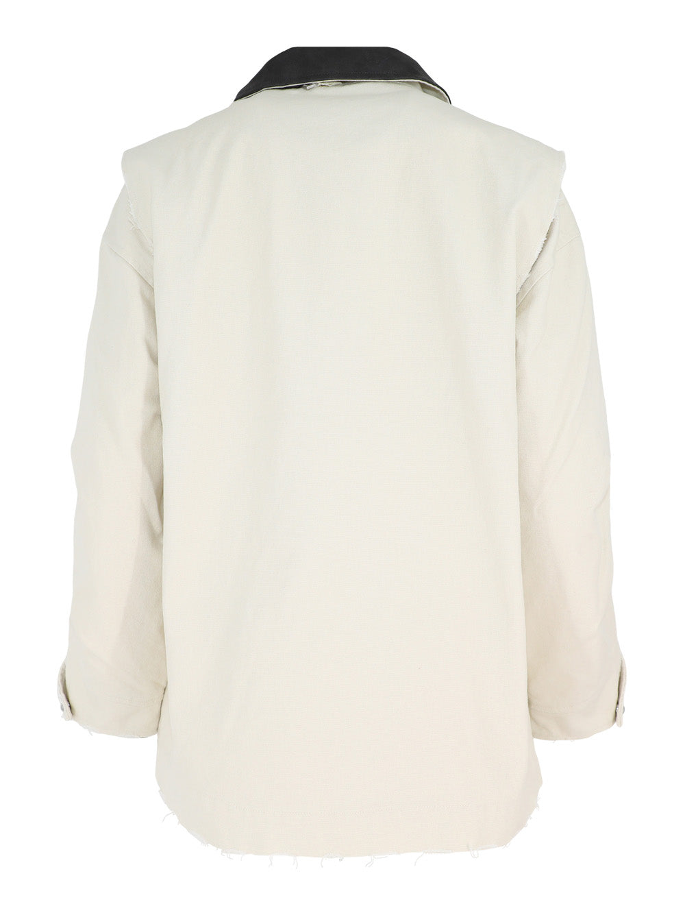 Apparis Clive Canvas Barn Jacket in Antique White