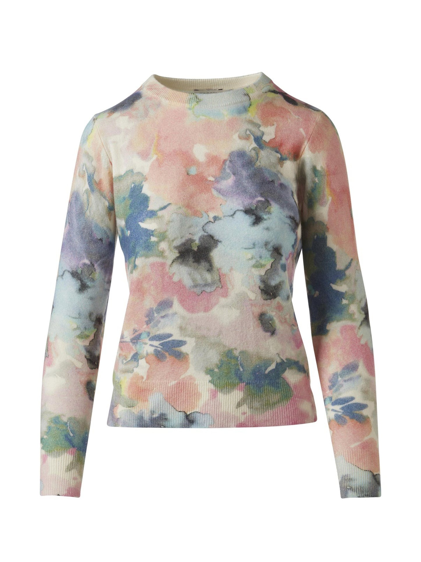 Kinross Maldives Floral Print Crew in Multi