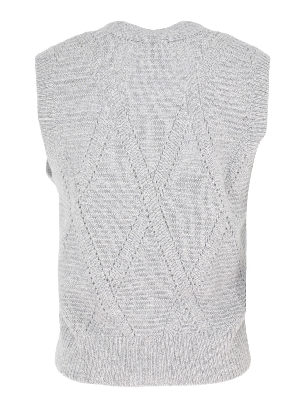 Autumn Cashmere Diamond Stitch Sweater Vest (More Colors)
