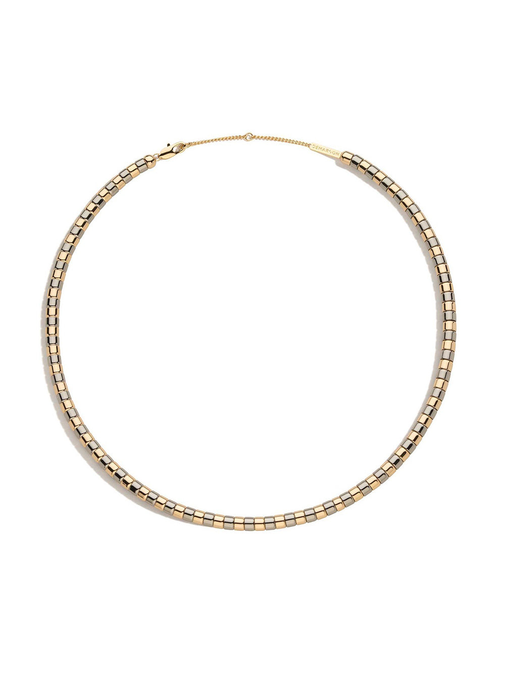 Demarson Rumi Necklace in Gold/Gunmetal