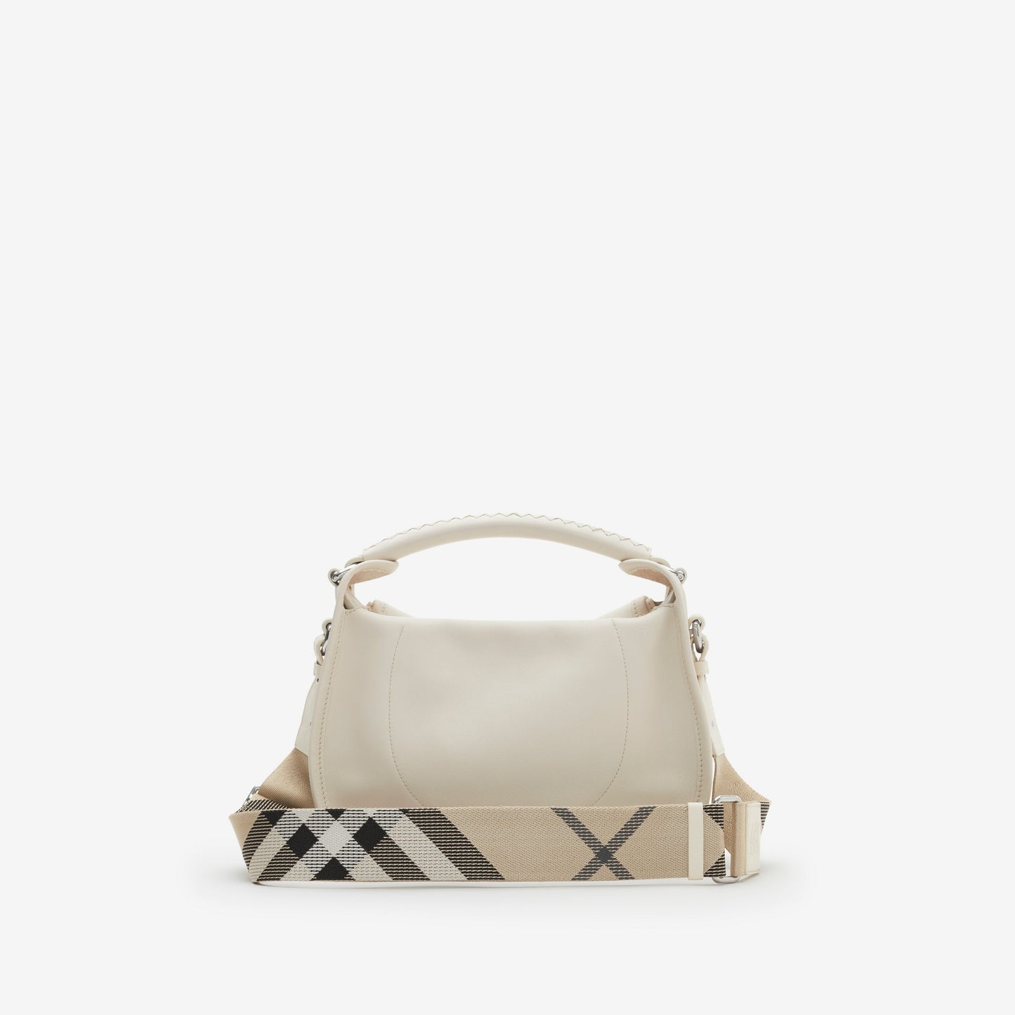 Burberry Small B Clip Messenger Bag in Soap