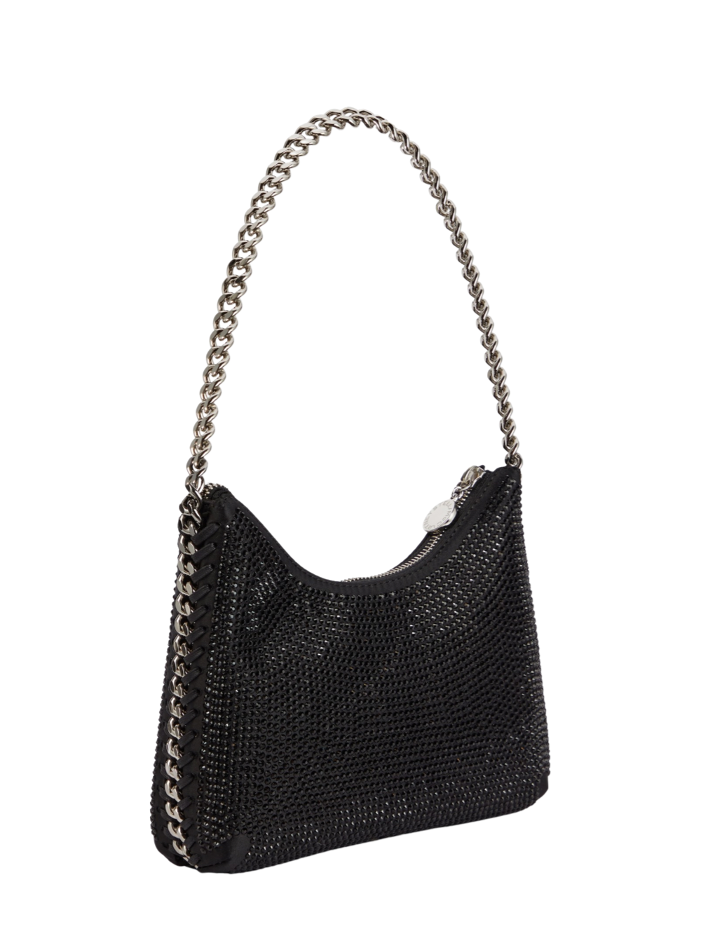 Stella McCartney Mini Zip All Crystal Shoulder Bag