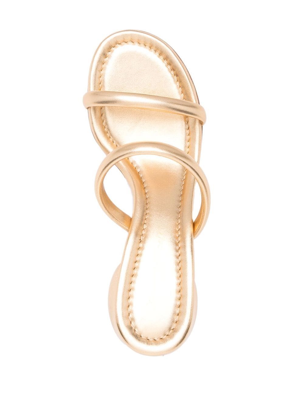 Gianvito Rossi G16420 Nappa Silk Sandal Heel