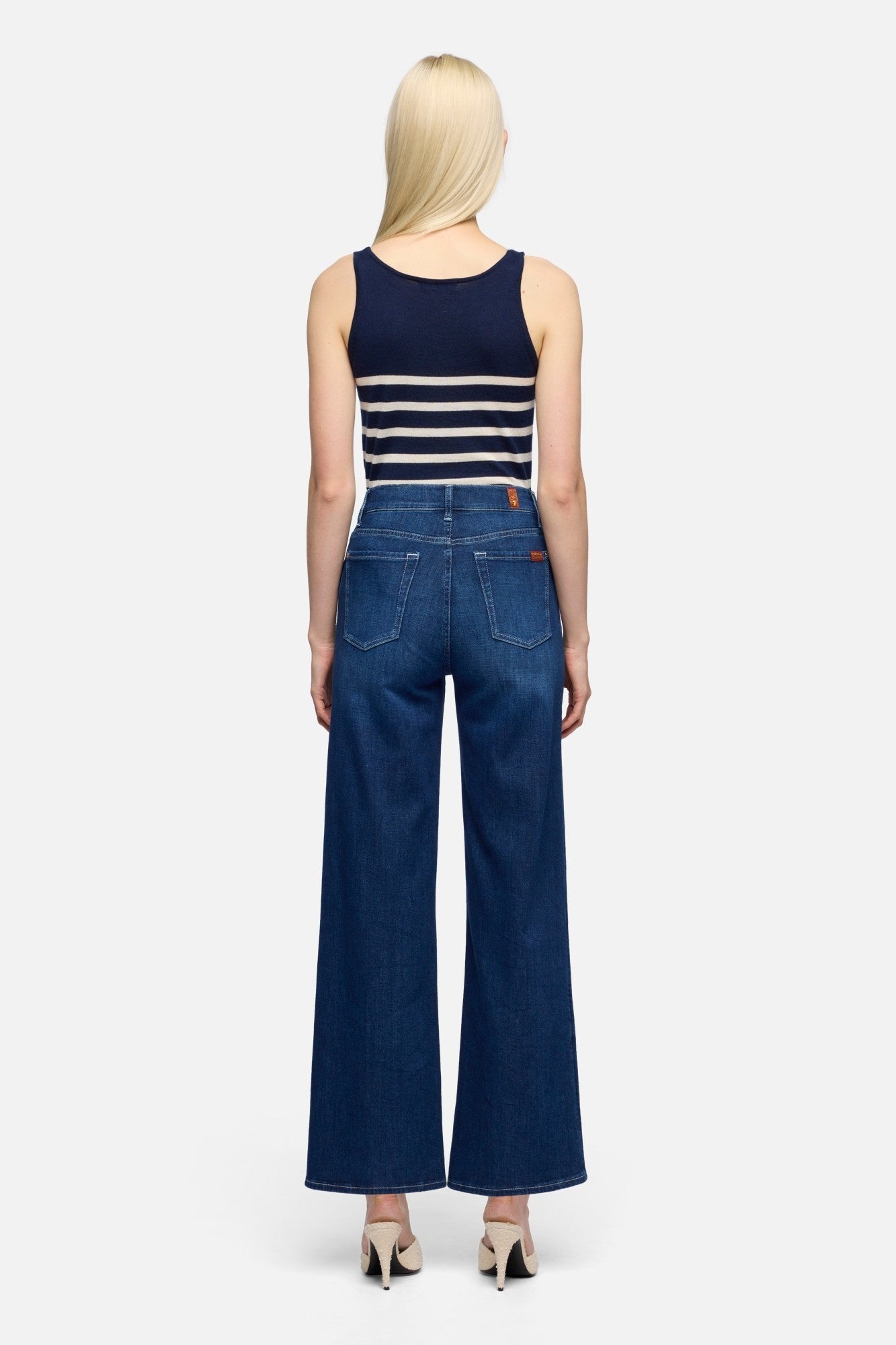 7 For All Mankind Lotta Ankle in Stormy Drift