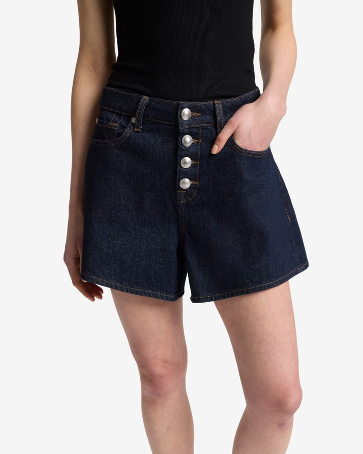 7 For All Mankind Kori Shorts in Smoove