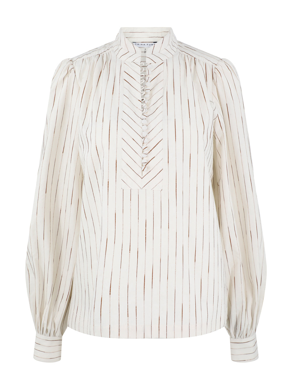 Trina Turk Sisi Top in White/Camel