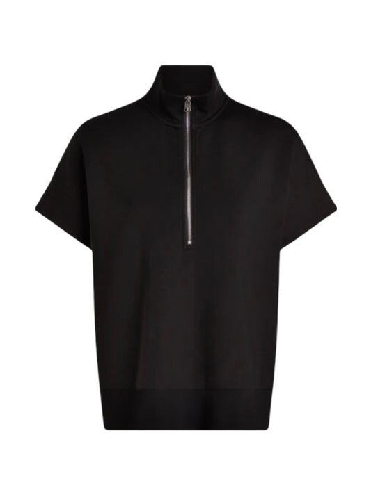 Varley Ritchie Short Sleeve Sweat in Black