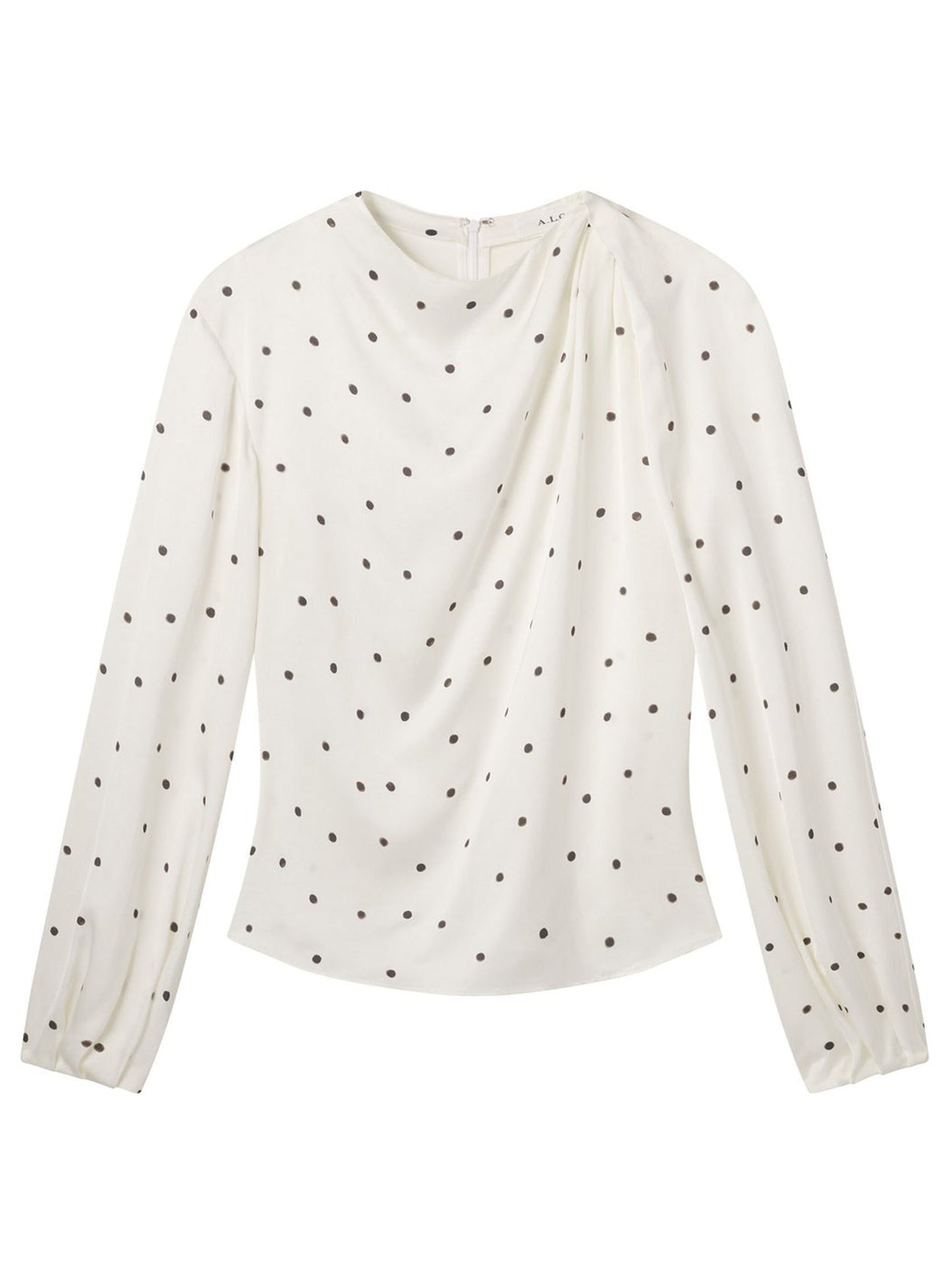 ALC Blaire Top in Cream/Black