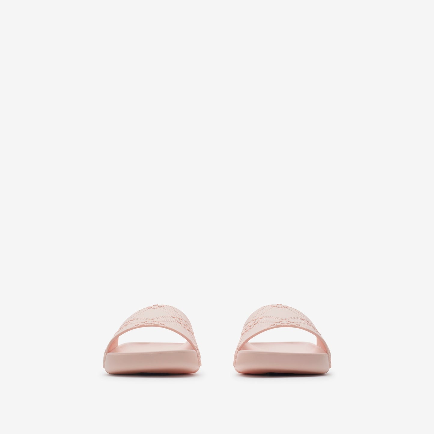 Burberry Embossed Check Dive Slides in Gloss