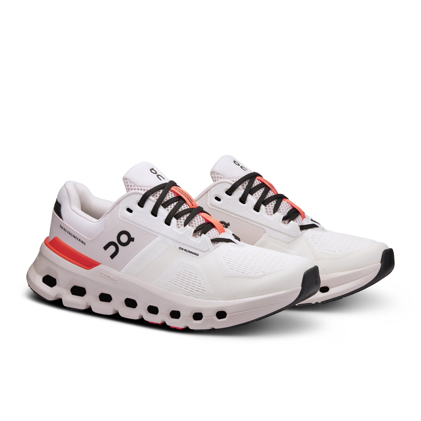 On Running Women's Cloudrunner 2 Sneaker in White/Sand