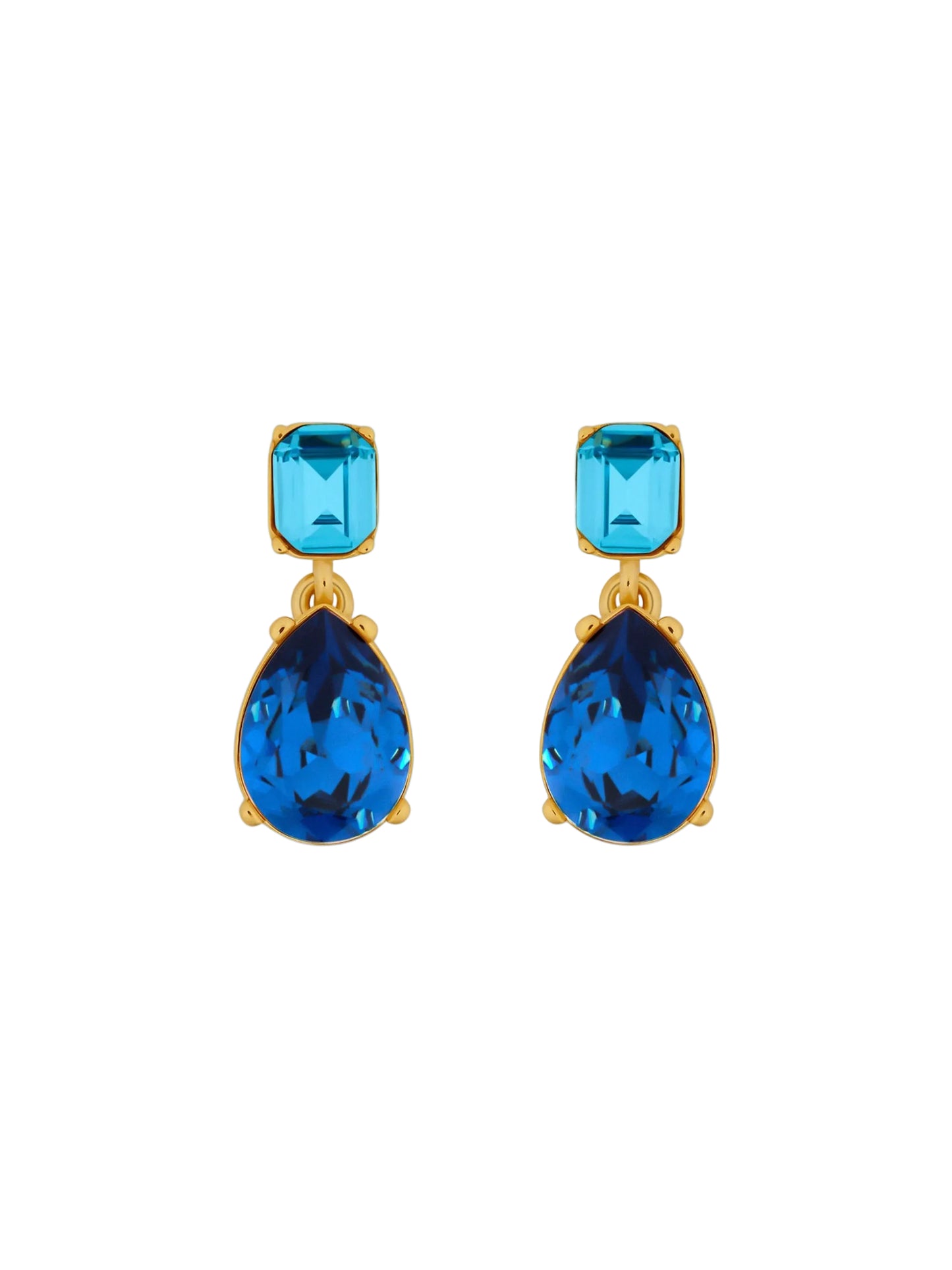 Oscar de la Renta Crystal Drop Earrings (More Colors)
