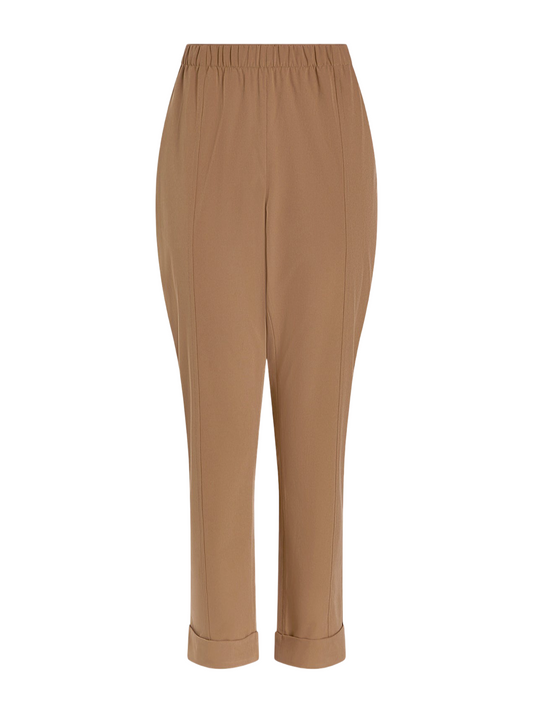 Varley Everly Turnup Taper Pant 27.5 in Taupe Stone