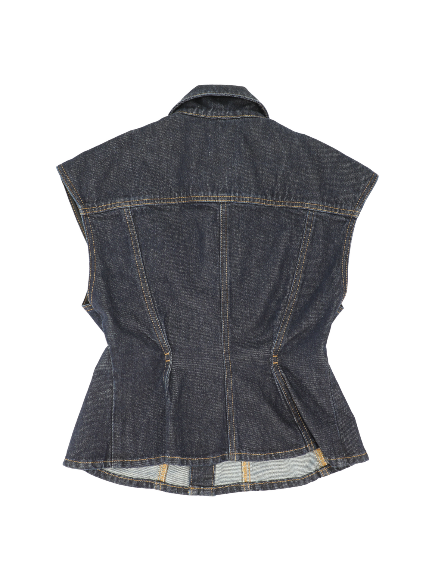 Frame The Nipped Vest in Rinse