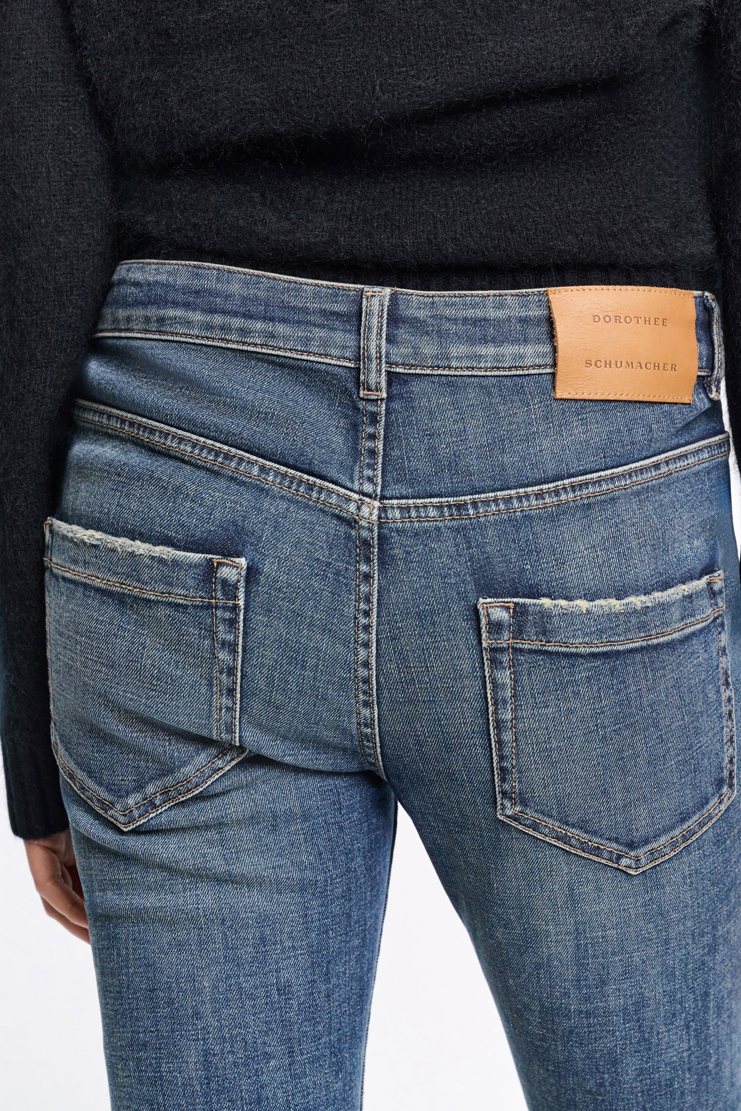 Dorothee Schumacher Blue Jeans Baby Skinny Jeans in Vintage Blue