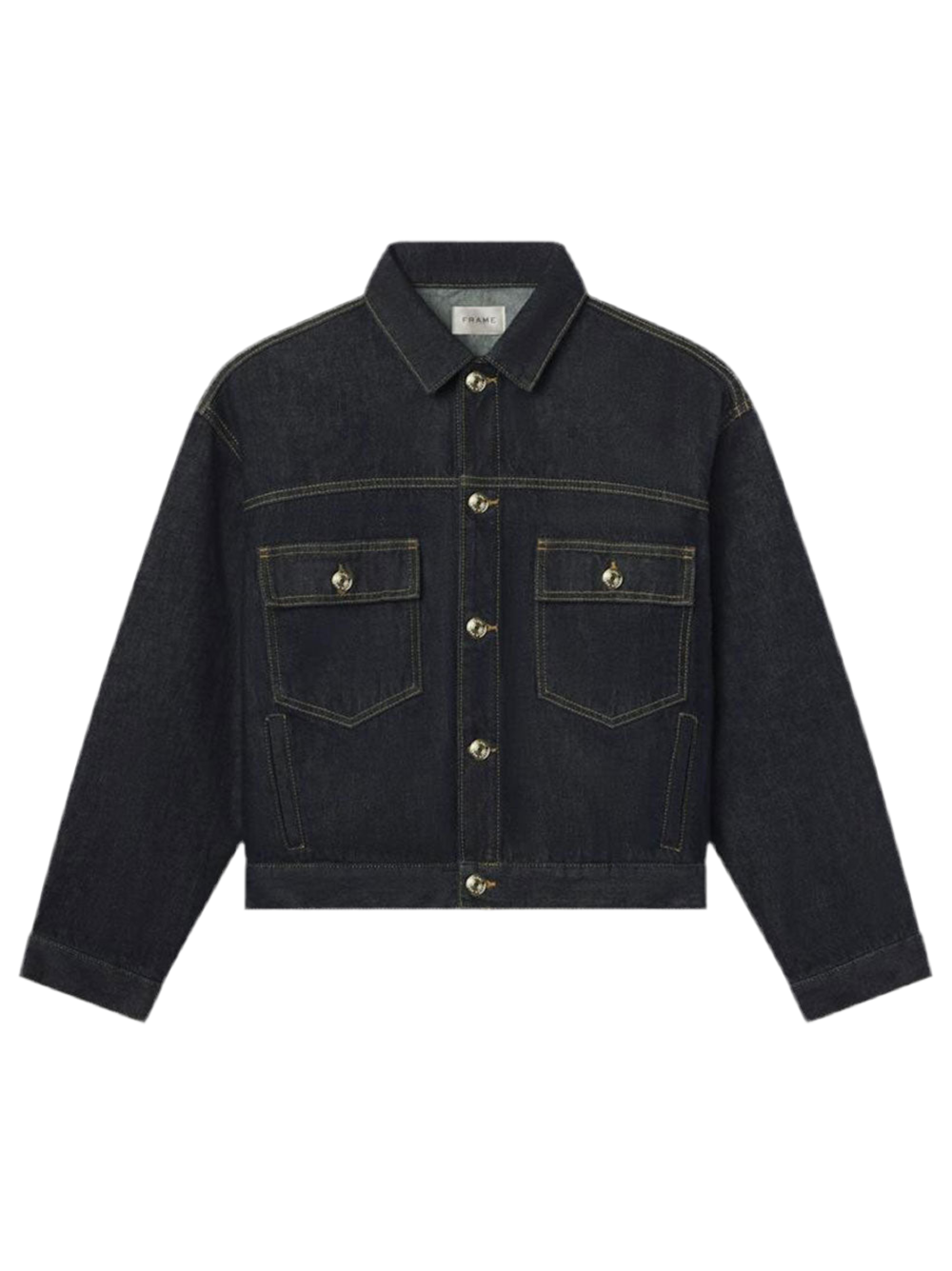 Frame The Boxy Jacket in Rinse