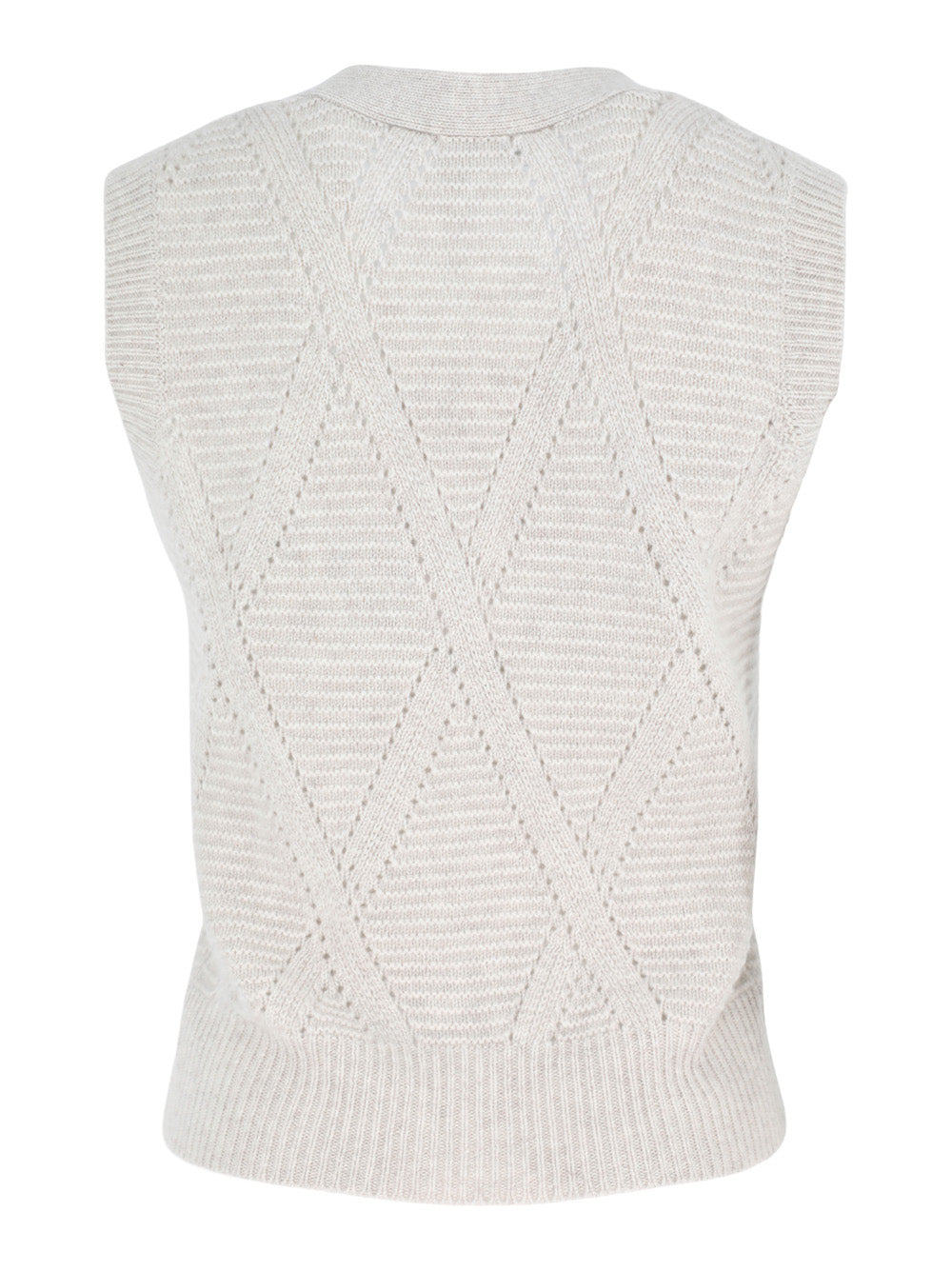 Autumn Cashmere Diamond Stitch Sweater Vest (More Colors)